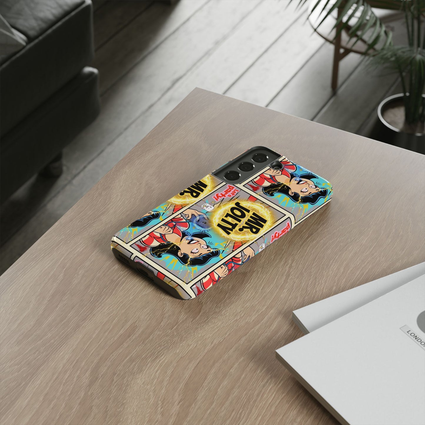 "Mr. Jolty" Phone Case - You Better Put That Phone Down or Else!