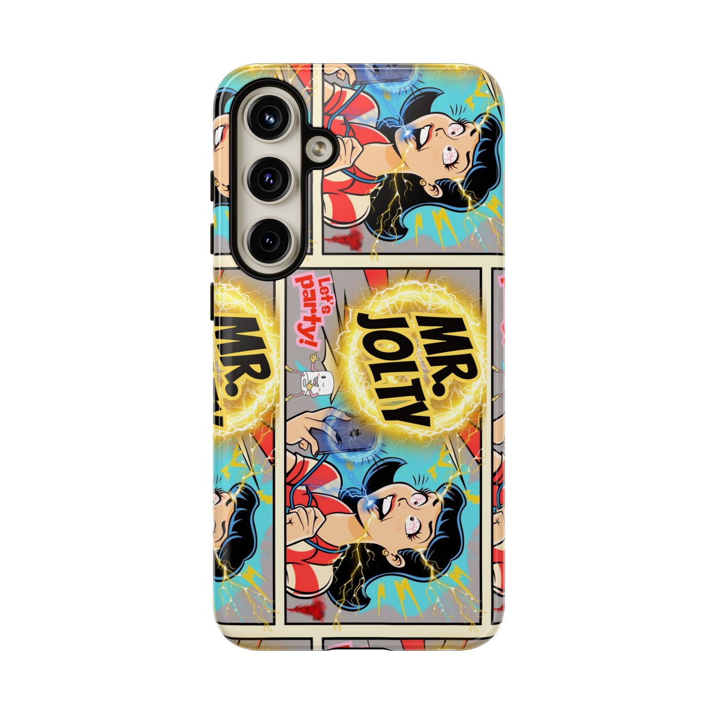 "Mr. Jolty" Phone Case - You Better Put That Phone Down or Else!