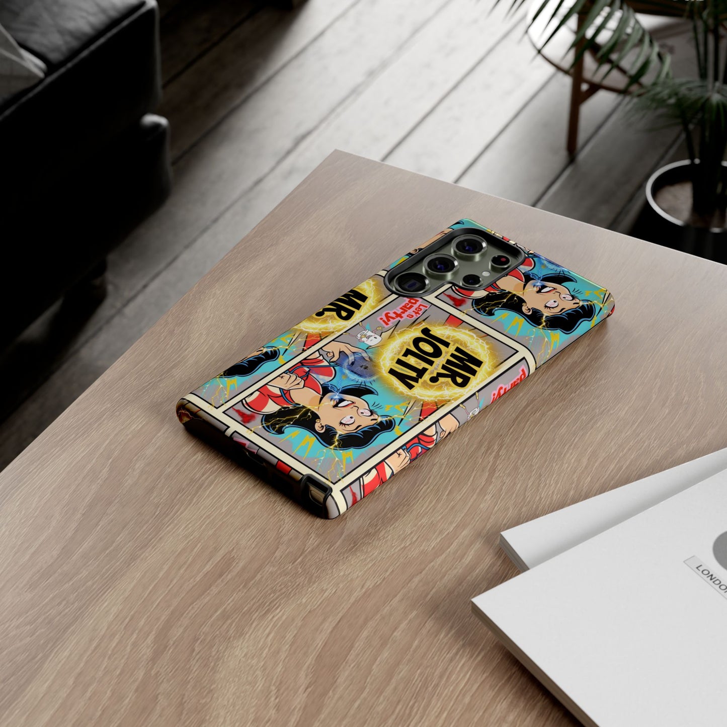 "Mr. Jolty" Phone Case - You Better Put That Phone Down or Else!
