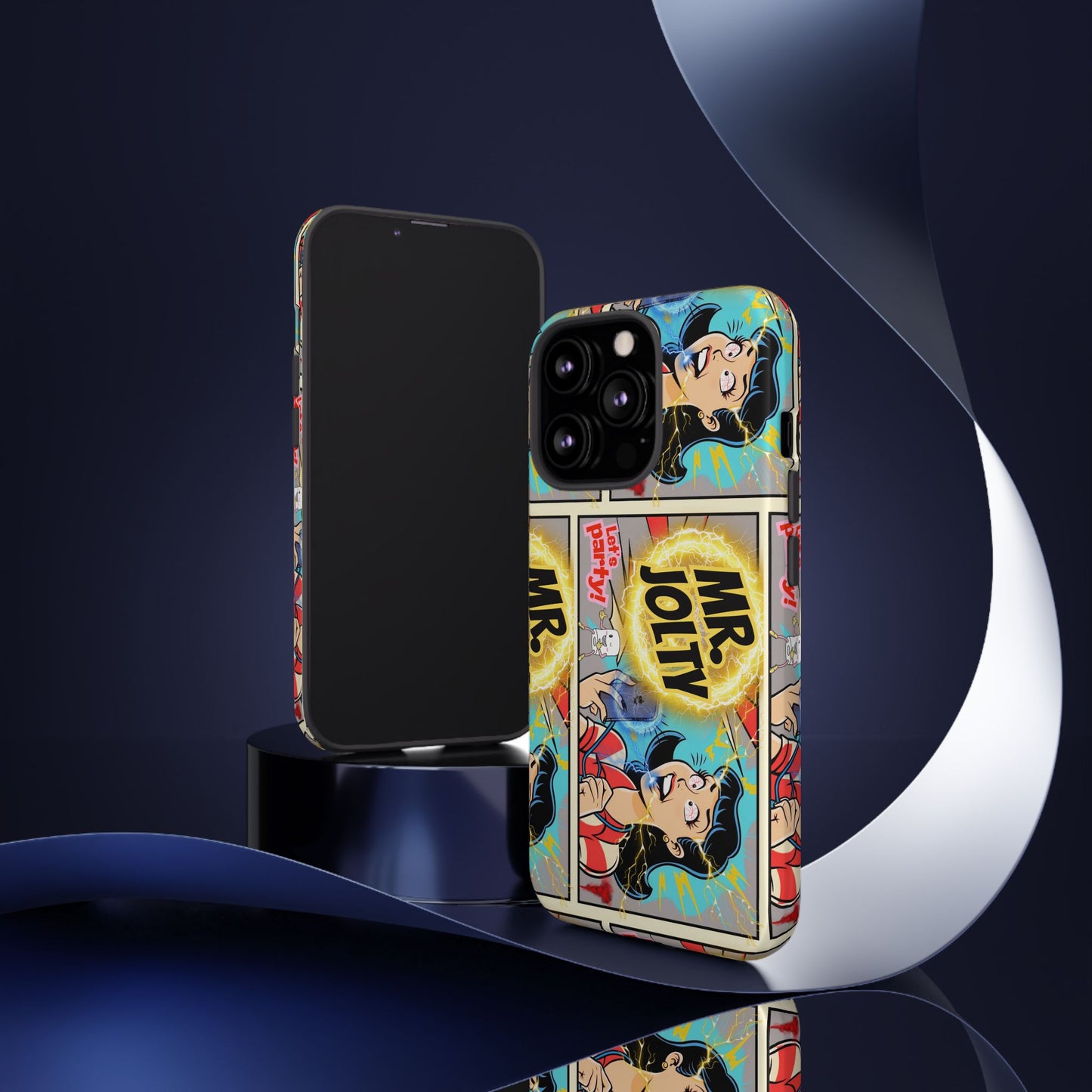 "Mr. Jolty" Phone Case - You Better Put That Phone Down or Else!