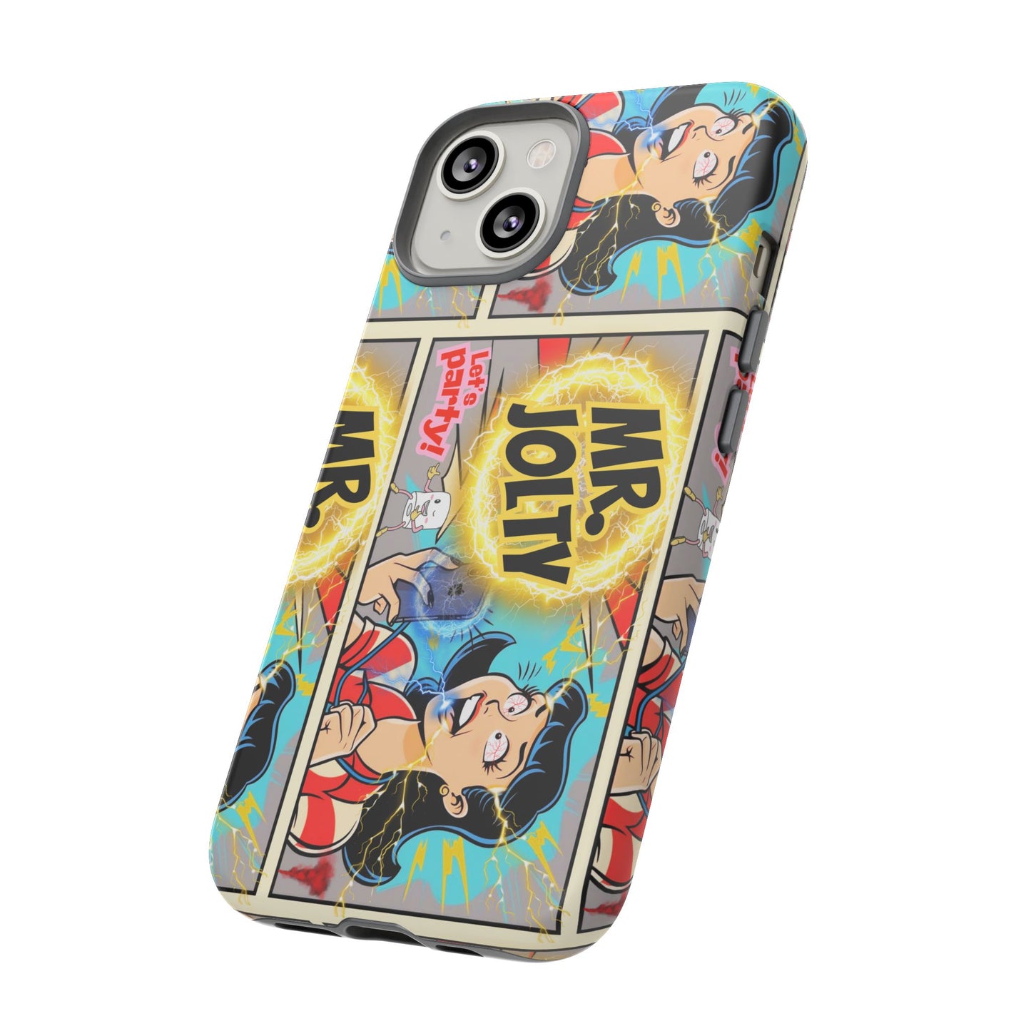 "Mr. Jolty" Phone Case - You Better Put That Phone Down or Else!