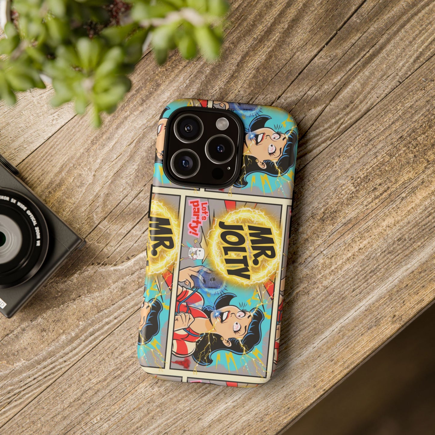 "Mr. Jolty" Phone Case - You Better Put That Phone Down or Else!