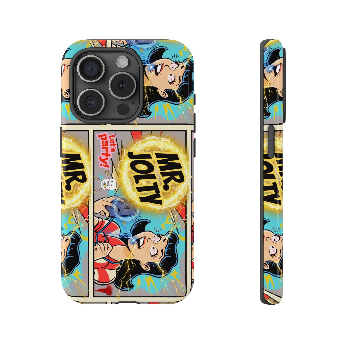"Mr. Jolty" Phone Case - You Better Put That Phone Down or Else!