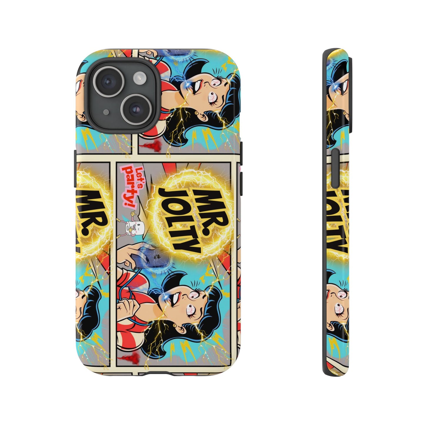 "Mr. Jolty" Phone Case - You Better Put That Phone Down or Else!